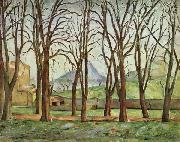 Paul Cezanne Chestnut Trees at the jas de Bouffan oil painting picture wholesale